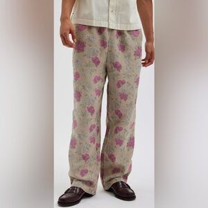 NWT URBAN OUTFITTERS JACQUARD BEACH PANTS SZ MED